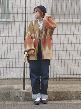 「STEPS（ステップス）のアイテム」を使った、yakkoさん（レディース・152cm）の冬コーディネート