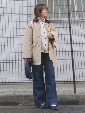 「Java（ジャバ）のアイテム」を使った、yakkoさん（レディース・152cm）の冬コーディネート