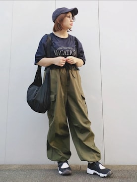 「Yucca（ユッカ）のアイテム」を使った、yakkoさん（レディース・152cm）の夏コーディネート