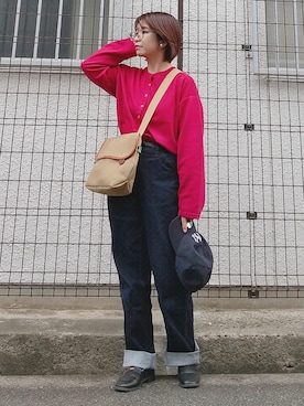 「VANNIE U（ヴァニーユー）のアイテム」を使った、yakkoさん（レディース・152cm）の秋コーディネート