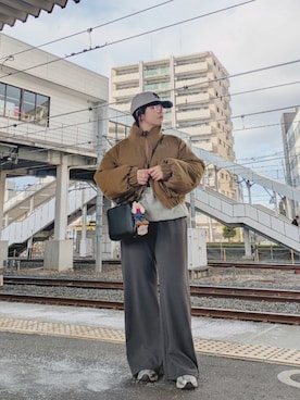 yakkoさん（レディース・152cm）の冬コーディネート