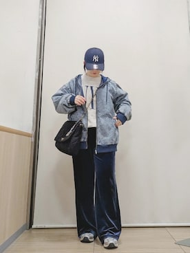 「VENCEEXCHANGE（ヴァンスエクスチェンジ）のアイテム」を使った、yakkoさん（レディース・152cm）の春コーディネート