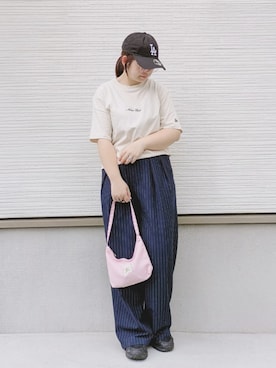「アイテム（シューズ）」を使った、yakkoさん（レディース・152cm）の夏コーディネート