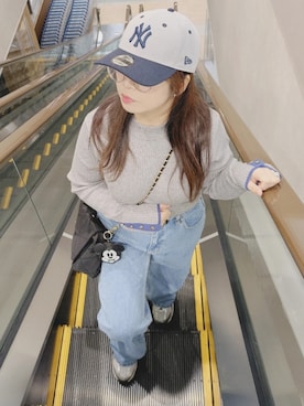 「メガネ女子」｜yakkoさん（レディース・152cm）の冬コーディネート