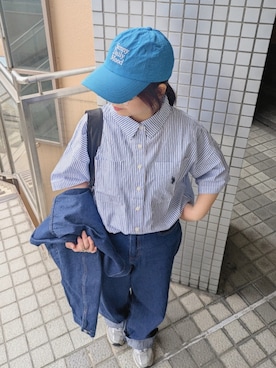 「un/neu（アンノイ）のアイテム」を使った、yakkoさん（レディース・152cm）の春コーディネート