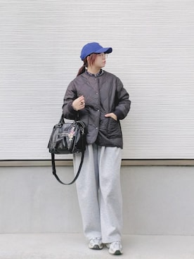 「アイテム（キャップ）」を使った、yakkoさん（レディース・152cm）の秋コーディネート