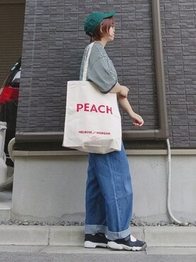 「STEPS（ステップス）のアイテム」を使った、yakkoさん（レディース・152cm）の夏コーディネート