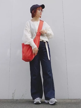 「for/c（フォーシー）のアイテム（トップス）」を使った、yakkoさん（レディース・152cm）の春コーディネート
