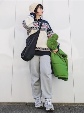 yakkoさん（レディース・152cm）の冬コーディネート