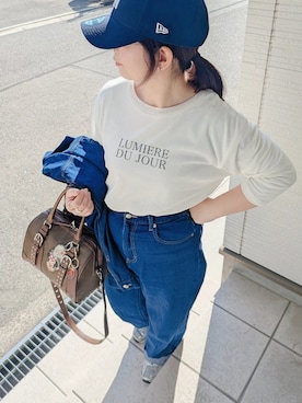 「アイテム（アンサンブル）」を使った、yakkoさん（レディース・152cm）の春コーディネート