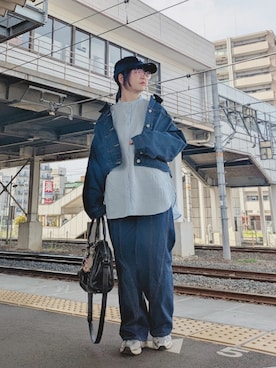 「ikka（イッカ）のアイテム」を使った、yakkoさん（レディース・152cm）の春コーディネート