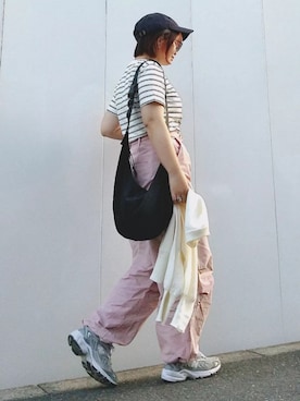 「for/c（フォーシー）のアイテム（トップス）」を使った、yakkoさん（レディース・152cm）の春コーディネート