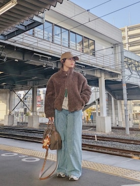 yakkoさん（レディース・152cm）の冬コーディネート