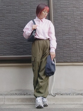 「feepur（フェピュール）のアイテム（バッグ）」を使った、yakkoさん（レディース・152cm）の春コーディネート