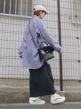 「NEW ERA（ニューエラ）の＜NEW ERA（ニューエラ）＞ T/W 9THIRTY LA/キャップ（キャップ）」を使った、yakkoさん（レディース・152cm）の秋コーディネート