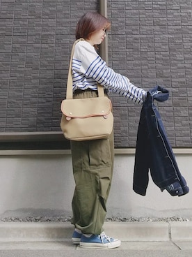 「Yucca（ユッカ）のアイテム」を使った、yakkoさん（レディース・152cm）の春コーディネート