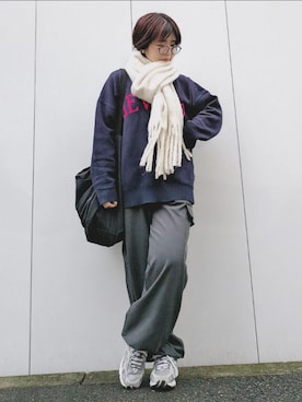 「新星WEARISTAにエントリー」｜yakkoさん（レディース・152cm）の冬コーディネート