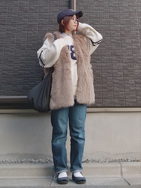 「RiiiKa（リーカ）のアイテム」を使った、yakkoさん（レディース・152cm）の秋コーディネート