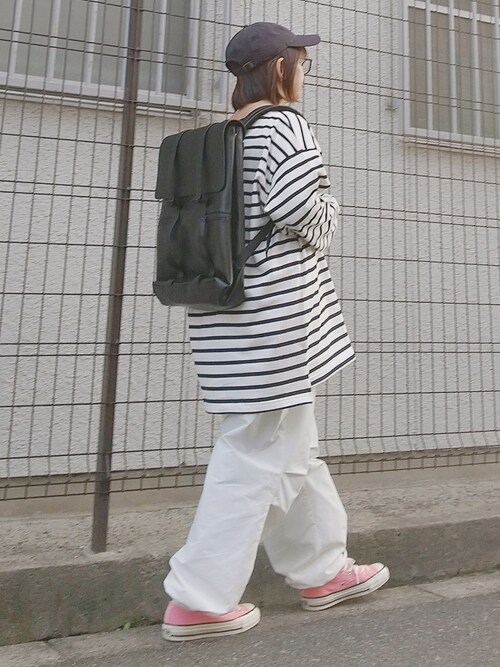 美品　GASLON LUCA ガストンルーガ　ベージュバックパック　リュック NEW IN: 防水性素材バックパック ルーレン