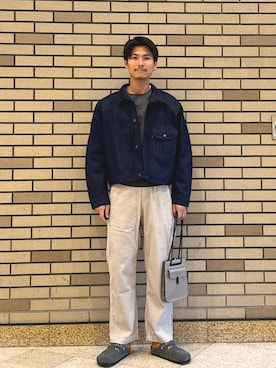 「Levi's（リーバイス）のアイテム（ジャケット/アウター）」を使った、木村さん（メンズ・178cm）の秋コーディネート
