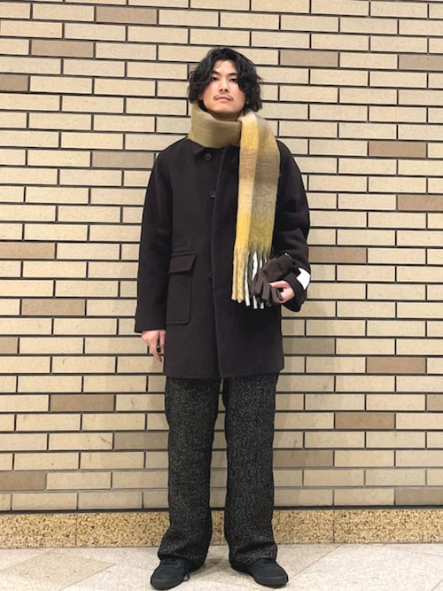 セール】SHIPS: S140 ウールシルク ステンカラー コート（ステンカラー