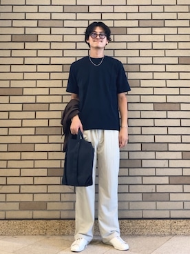 「SHIPS（シップス）のアイテム」を使った、木村さん（メンズ・178cm）の夏コーディネート