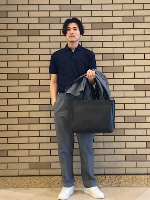 SHIPS: スマート レザー トートバッグ