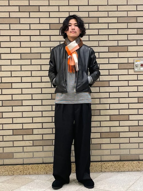 SHIPS: ラムレザー シングル ライダース ジャケット 25FW（ライダース