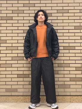 「WILD THINGS（ワイルドシングス）のアイテム」を使った、木村さん（メンズ・178cm）の冬コーディネート