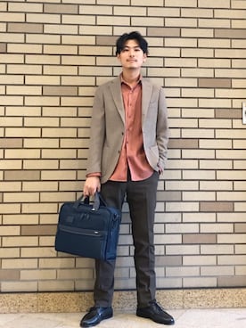 「アイテム（ジャケット/アウター）」を使った、木村さん（メンズ・178cm）の夏コーディネート