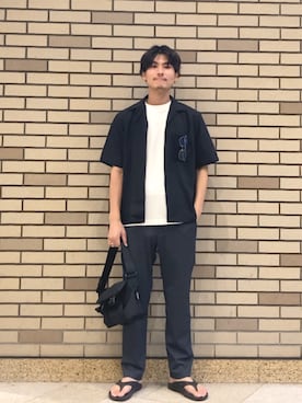 「SHIPS（シップス）のアイテム」を使った、木村さん（メンズ・178cm）の夏コーディネート