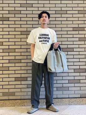 「SHIPS（シップス）のアイテム」を使った、木村さん（メンズ・178cm）の夏コーディネート
