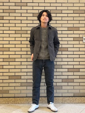 「アイテム（その他アウター）」を使った、木村さん（メンズ・178cm）の秋コーディネート