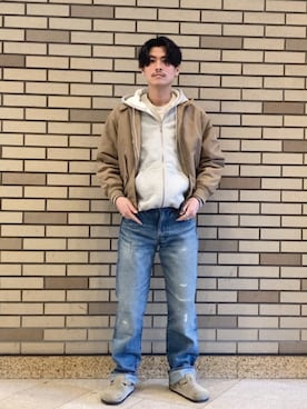 「Levi's（リーバイス）のアイテム（パンツ）」を使った、木村さん（メンズ・178cm）の春コーディネート