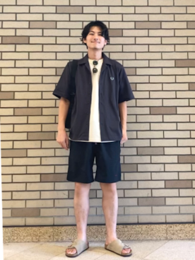 「SHIPS（シップス）のアイテム」を使った、木村さん（メンズ・178cm）の夏コーディネート