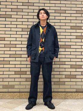 「デザートブーツ」｜木村さん（メンズ・178cm）の秋コーディネート