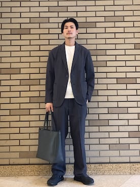 「SHIPS（シップス）のアイテム」を使った、木村さん（メンズ・178cm）の夏コーディネート
