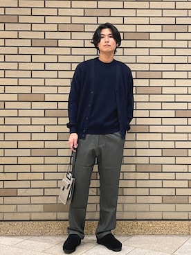 「SHIPS（シップス）のアイテム」を使った、木村さん（メンズ・178cm）の秋コーディネート