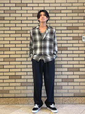 「SHIPS（シップス）のアイテム」を使った、木村さん（メンズ・178cm）の秋コーディネート