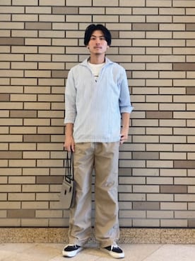 「SHIPS（シップス）のアイテム」を使った、木村さん（メンズ・178cm）の夏コーディネート