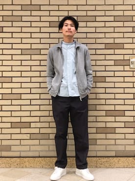 「SHIPS（シップス）のアイテム」を使った、木村さん（メンズ・178cm）の春コーディネート