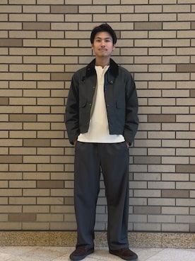 「SHIPS（シップス）のアイテム」を使った、木村さん（メンズ・178cm）の秋コーディネート