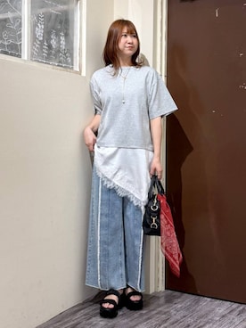 さかべちゃんさん（レディース・167cm）の夏コーディネート