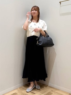 「アイテム（ニット/セーター）」を使った、さかべちゃんさん（レディース・167cm・30代）の秋コーディネート
