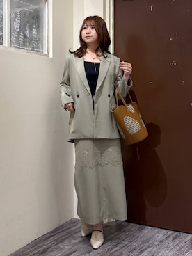 さかべちゃんさん（レディース・167cm）の春コーディネート