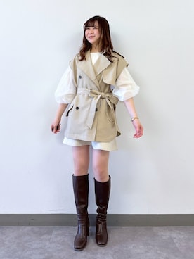 さかべちゃんさん（レディース・167cm）の冬コーディネート