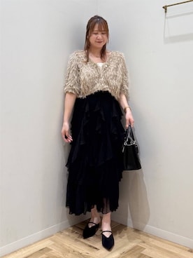 「mysty woman（ミスティウーマン）のアイテム（バッグ）」を使った、さかべちゃんさん（レディース・167cm）の秋コーディネート