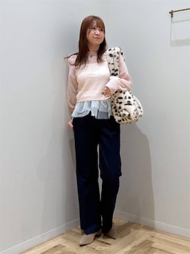 「mysty woman（ミスティウーマン）のアイテム（シューズ）」を使った、さかべちゃんさん（レディース・167cm）の秋コーディネート