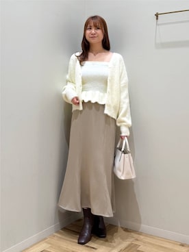「mysty woman（ミスティウーマン）のアイテム（シューズ）」を使った、さかべちゃんさん（レディース・167cm）の秋コーディネート