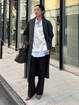 「アイテム（キャミソール）」を使った、chaos_asaさん（レディース・162cm・40代）の冬コーディネート